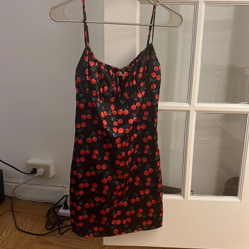 Revolve cherry print mini dress